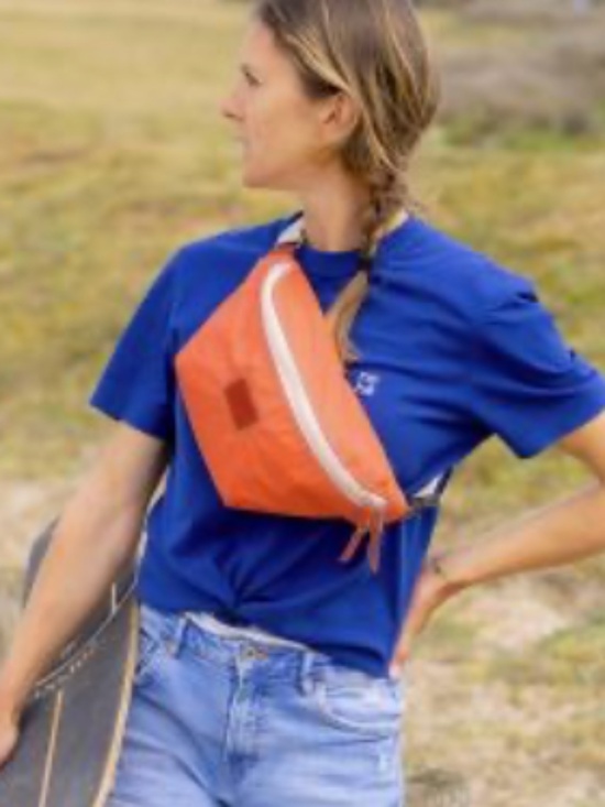 Terracota Fanny Pack Made from 100% Recycled Sails - BRAND NEW w Tags - Picture 2 of 10